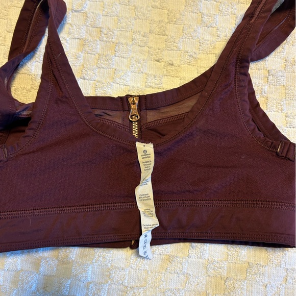 Lulu's Maroon Sports Bra - Picture 2 of 2